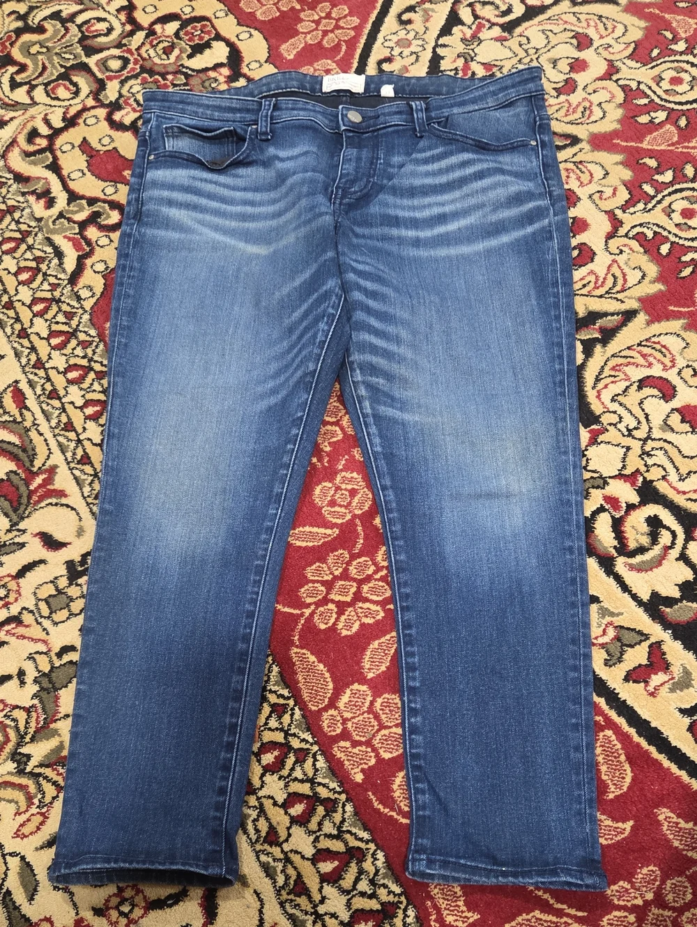 Stretch Mid-Rise Jeans